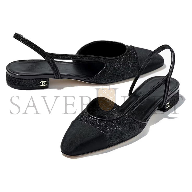 CHANEL GLITTER 20MM SLINGBACKS G31319